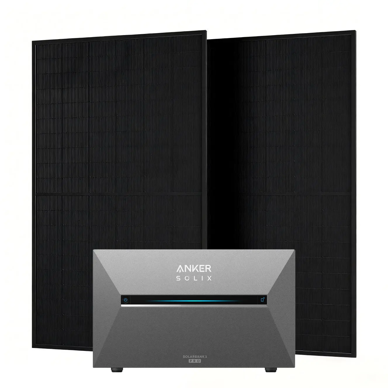 Anker Solix 1000W Balkonkraftwerke mit Solarbank 3 Pro ohne/mit Halterung