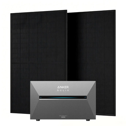 Anker Solix 1000W Balkonkraftwerke mit Solarbank 3 Pro ohne/mit Halterung