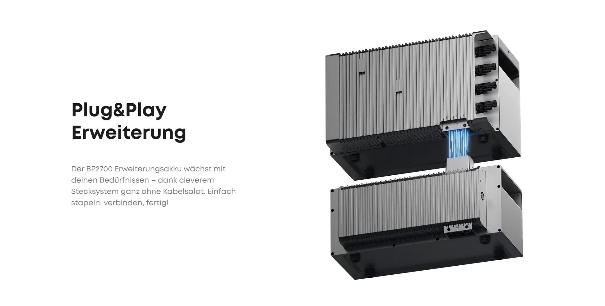 Anker SOLIX BP2700 2688Wh LiFePO4 Erweiterungsbatterie für Balkonkraftwerk, IP65 - IntelliSolaris