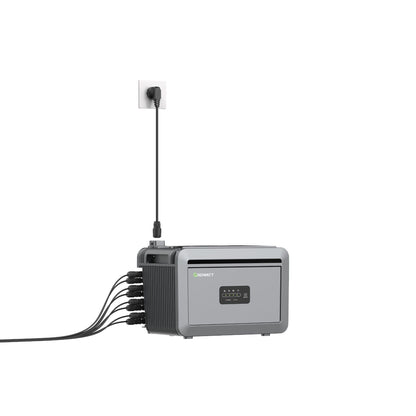 Growatt NEXA 2000 All in one Speicher(2048WH) mit 0/1/2/3 Erweiterungsakku, Einfache Installation, Balkonkraftwerke, IP66