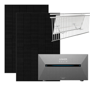 ANKER SOLIX 2 Pro 890W Balkonkraftwerk mit 2×445W JA Solar Module, Halterung wählbar - IntelliSolaris