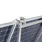 Balkon Einfache SolarModul Halterung Verstellbarer Winkel 0–30° Montageset für Geländer, Vormontiert