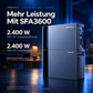 Indevolt SolidFlex 2000 mit SFA3600 Erweiterungsakku, 5.376 Wh Speicher, 2.400 W PV-Eingang, 4 MPPT, Halbfesten LiFePO₄-Akkus