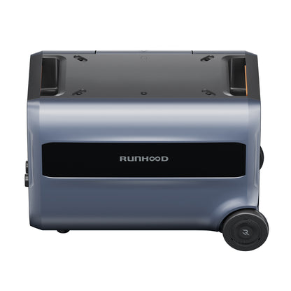 Runhood F2400 Balkonkraftwerkspeicher 2,4 kWh – Erweiterbarer bis 19,2 kWh, AC/DC Laden & Entladen, Notstromversorgung, Mobile Powerstation