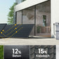 Zendure SolarFlow 800 Pro 2 Balkonkraftwerk 910W/1820 W inkl. Solarpanels & KI-Management