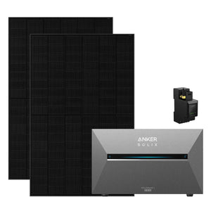 Anker SOLIX 3 Pro 900W Balkonkraftwerk mit 2×450W Modulen, Smart Meter, IP65