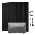 Anker SOLIX 4000W Balkonkraftwerk + Solarbank 3 Pro, 8×500W Module, Halterung optional - IntelliSolaris