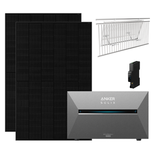 Anker SOLIX 3 Pro 910W Balkonkraftwerk mit 2×455W Modulen, Smart Meter, IP65