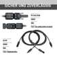 JA Solar MC4 Solarkabel 6mm², 2,5 m Verlängerungspaar, UV-beständig, MC4-Stecker, TÜV & CE-zertifiziert 1 Paar