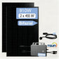 Tsun 910W Balkonkraftwerke Komplettset mit 800W Microinverter und AC Kabel Plug und Play