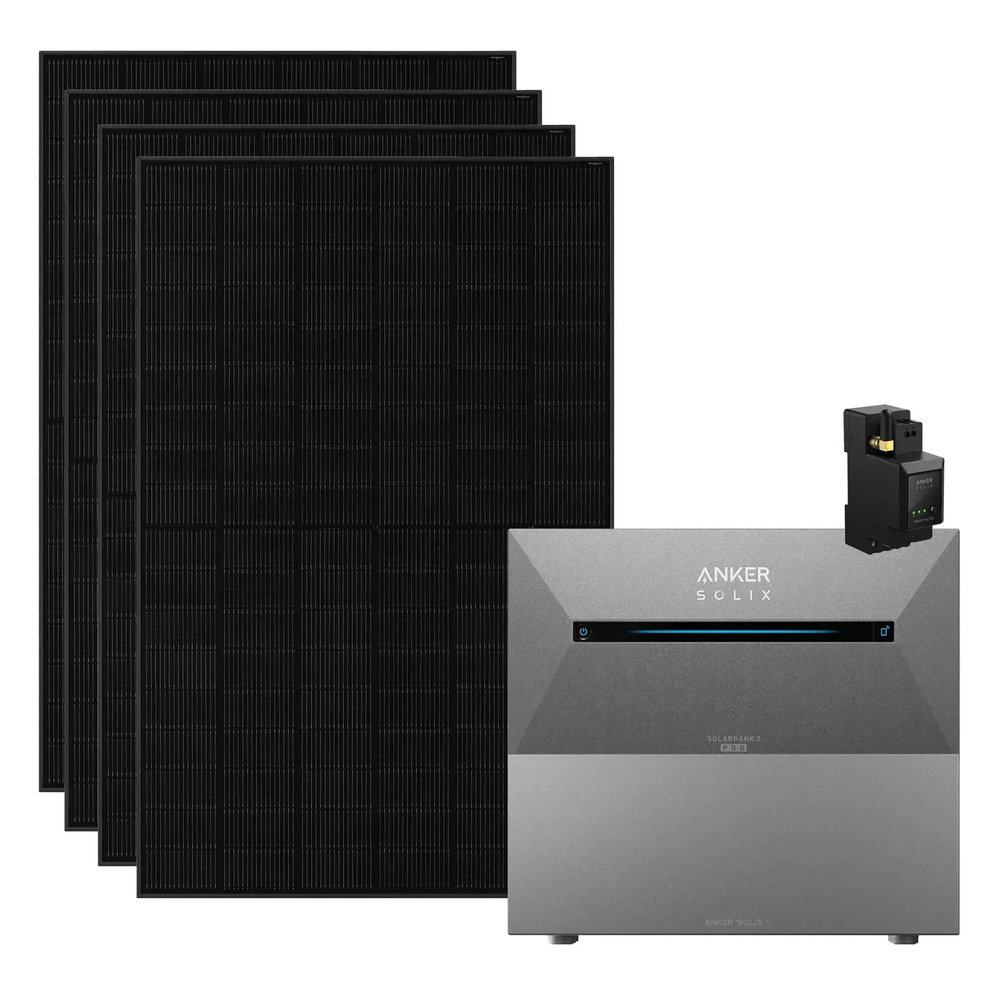 Anker SOLIX 1.800 W Balkonkraftwerk mit Solarbank 2 E1600 Pro 1.600 Wh, IP65 Anker