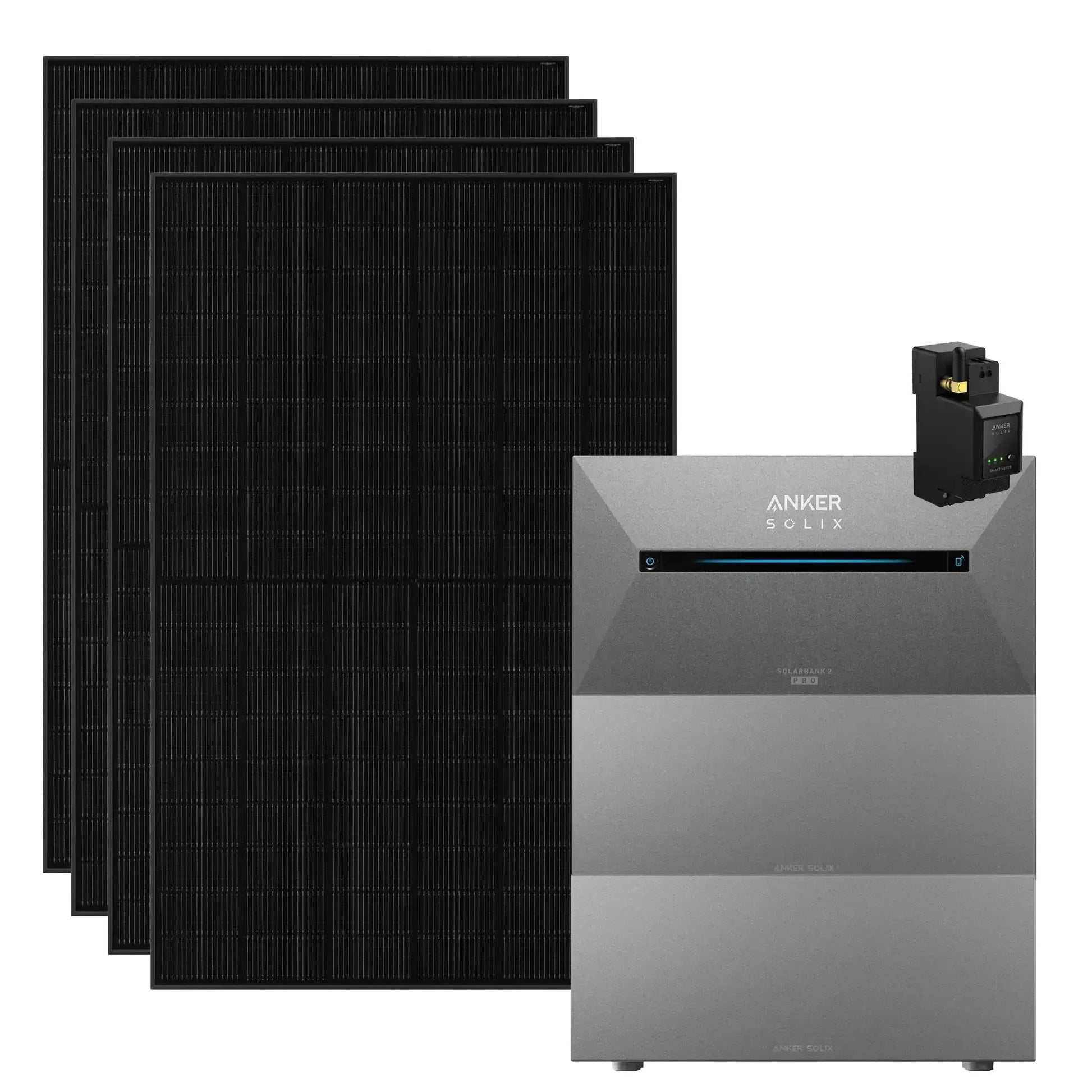 Anker SOLIX 1.800 W Balkonkraftwerk mit Solarbank 2 E1600 Pro 1.600 Wh, IP65 Anker