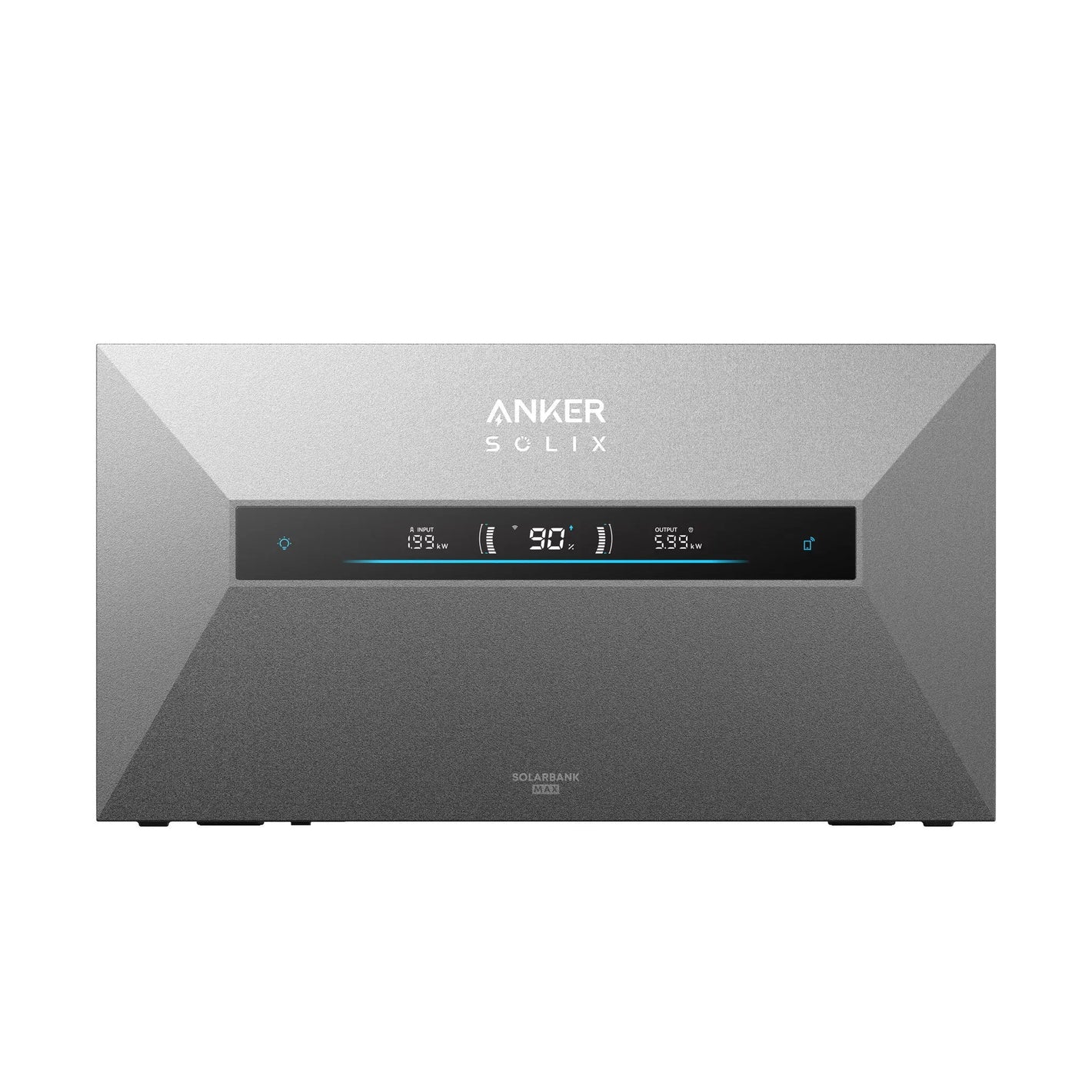 Anker SOLIX Solarbank Max AC 7kWh Heimspeicher – 3500W PV-Eingang, 5000W Ausgang, erweiterbar bis 42kWh, LFP Akku, IP66, intelligentes Energiemanagement (Anker Intelligence™)