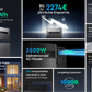 Anker SOLIX Solarbank Max AC 7kWh Heimspeicher – 3500W PV-Eingang, 5000W Ausgang, erweiterbar bis 42kWh, LFP Akku, IP66, intelligentes Energiemanagement (Anker Intelligence™)