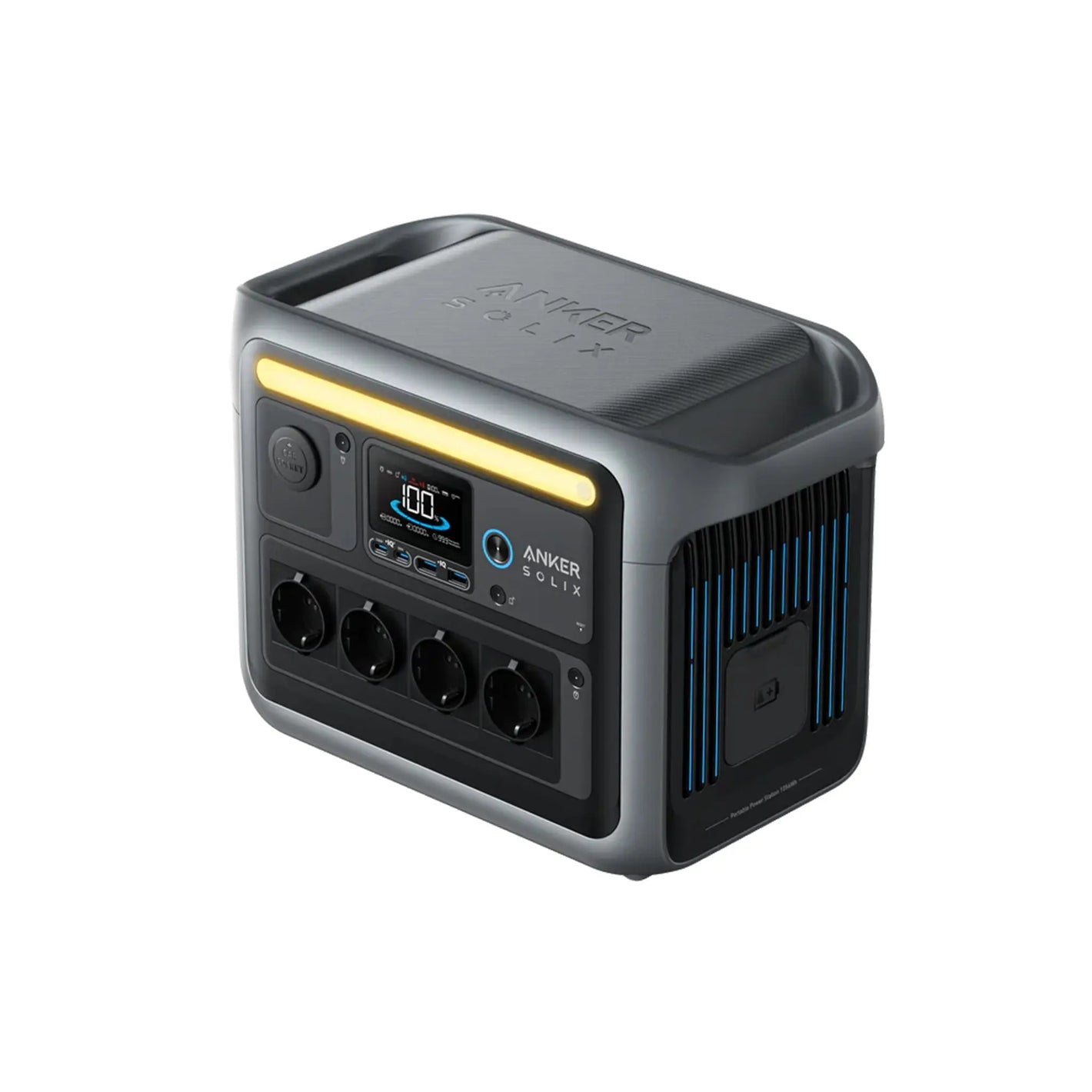 Anker SOLIX C1000X Tragbare Powerstation - 1056Wh | 600W Solareingang, 1800W Ausgangsleistung , 0% MwSt für PV/19% MwSt