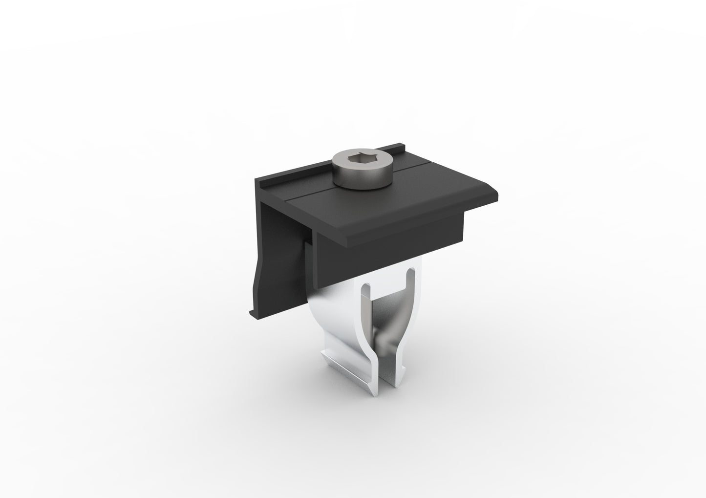 Photovoltaic solar mounting systems for tiled roofs, holder for 4 solar modules