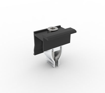 Photovoltaic solar mounting systems for tiled roofs, holder for 4 solar modules