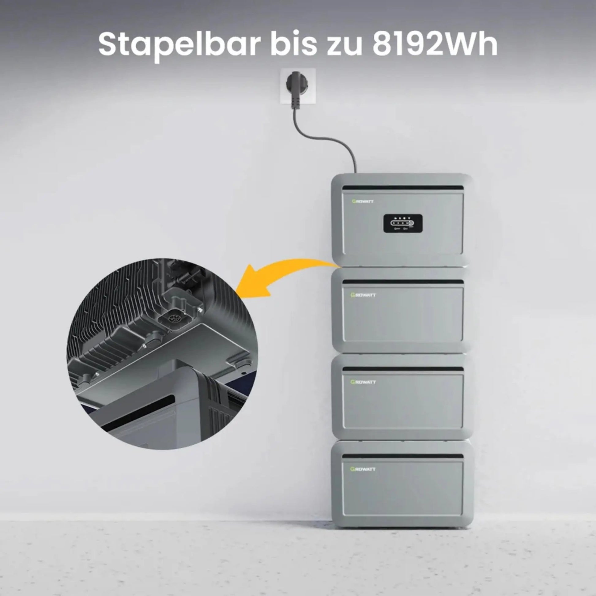 Growatt NEXA 2000 All in one Speicher(2048WH) mit 0/1/2/3 Erweiterungsakku, Einfache Installation, Balkonkraftwerke, IP66 - IntelliSolaris
