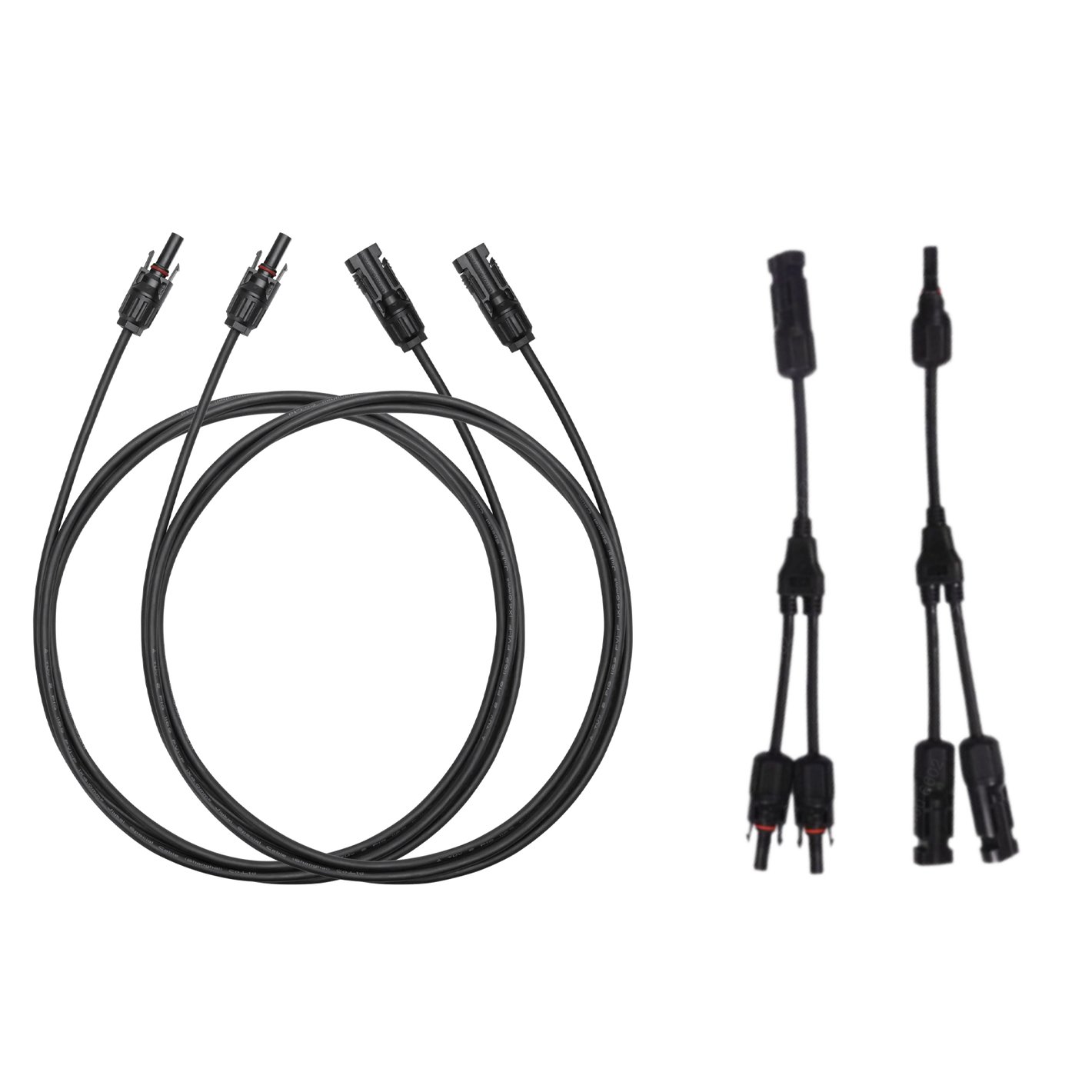 Anker Solarpanel Verlängerungskabel 5m 6mm² mit Y-Stecker 2er Pack für Solarmodule - IntelliSolaris