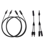 Anker Solarpanel Verlängerungskabel 5m 6mm² mit Y-Stecker 2er Pack für Solarmodule - IntelliSolaris