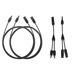 Anker Solarpanel Verlängerungskabel 5m 6mm² mit Y-Stecker 2er Pack für Solarmodule - IntelliSolaris