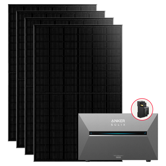 Anker SOLIX Solarbank 3 Pro 1760W Balkonkraftwerk mit Smart Meter, BP2700 optional, IP65