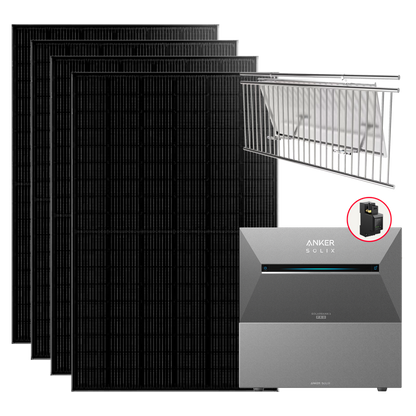 Anker SOLIX Solarbank 3 Pro 1760W Balkonkraftwerk mit Smart Meter, BP2700 optional, IP65