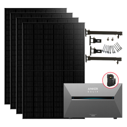 Anker SOLIX Solarbank 3 Pro 1760W Balkonkraftwerk mit Smart Meter, BP2700 optional, IP65