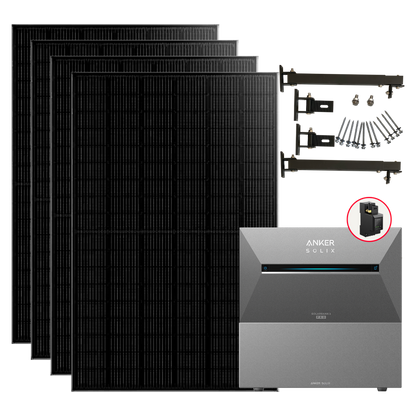 Anker SOLIX Solarbank 3 Pro 1760W Balkonkraftwerk mit Smart Meter, BP2700 optional, IP65