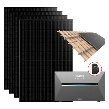 Anker SOLIX Solarbank 3 Pro 1760W Balkonkraftwerk mit Smart Meter, BP2700 optional, IP65