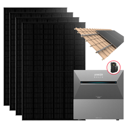 Anker SOLIX Solarbank 3 Pro 1760W Balkonkraftwerk mit Smart Meter, BP2700 optional, IP65