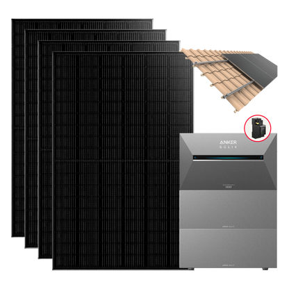 Anker SOLIX Solarbank 3 Pro 1760W Balkonkraftwerk mit Smart Meter, BP2700 optional, IP65