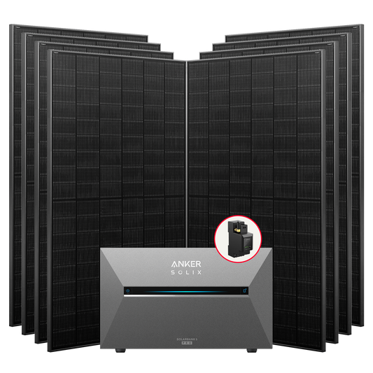 Anker SOLIX Solarbank 3 Pro 3560W Balkonkraftwerk mit Smart Meter, BP2700 optional, IP65