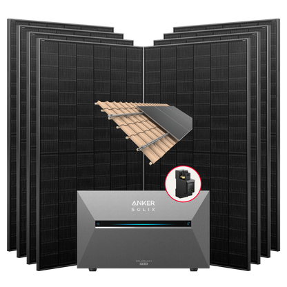 Anker SOLIX Solarbank 3 Pro 3560W Balkonkraftwerk mit Smart Meter, BP2700 optional, IP65