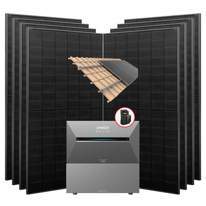 Anker SOLIX Solarbank 3 Pro 3560W Balkonkraftwerk mit Smart Meter, BP2700 optional, IP65
