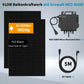 Growatt Balkonkraftwerk Komplettset 910W Solarmodule mit 800W Mikro-Wechselrichter und 5M AC Kabel