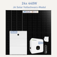 Growatt MOD TL3-XH2 10KW Hybrid-Wechselrichter, 10kWh APX Solarspeicher, 12/24 stücke 440W JA Solarmodule, 3-phasig - IntelliSolaris