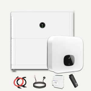 Growatt JA Solar Balkonkraftwerk-Set 5000W Hybrid Wechselrichter, 5kWh Batterie Hohe Leistung, intelligente Energiespeicherung Für Balkone, Stromkosten sparen (IP66, LiFePO4, erweiterbar) - IntelliSolaris