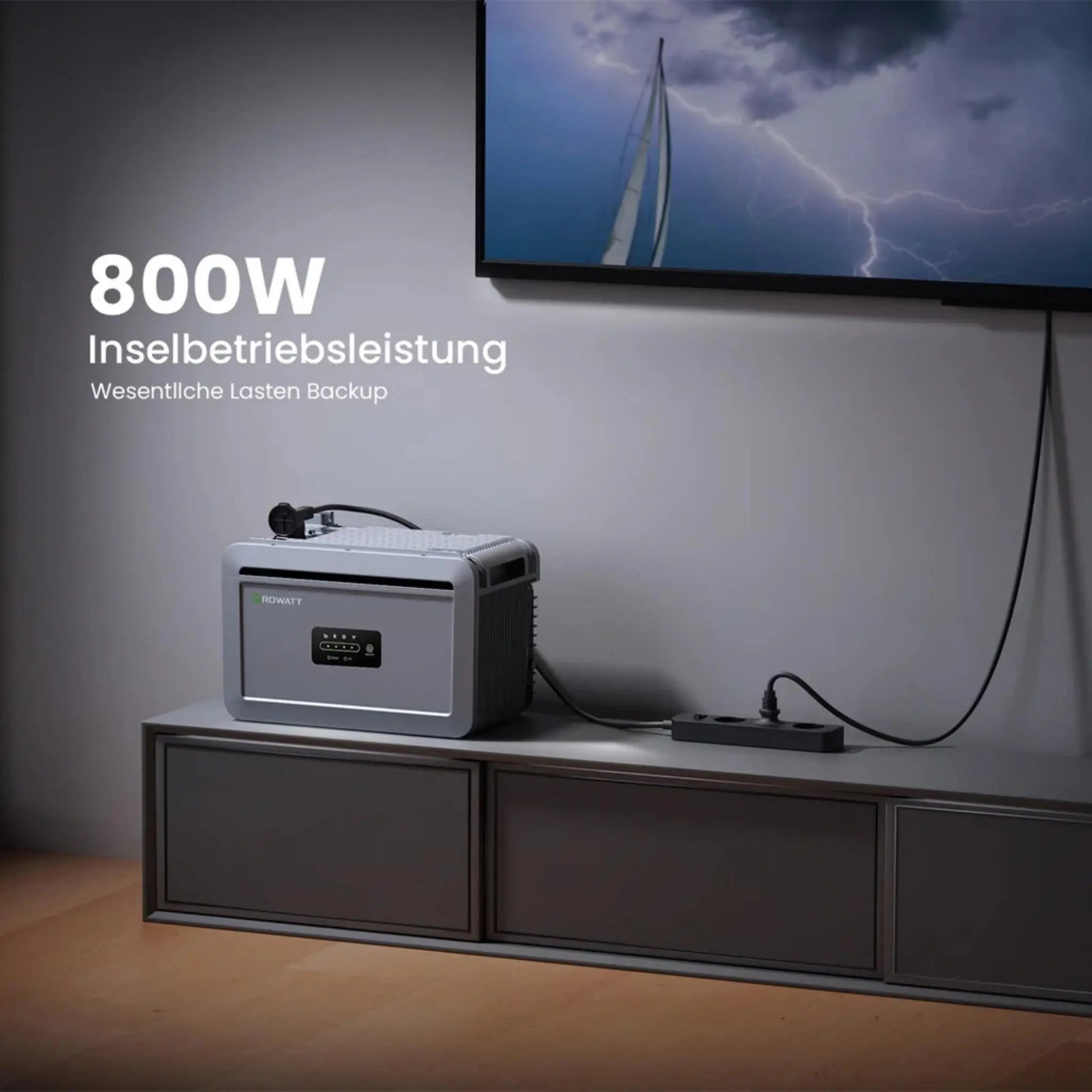 Growatt NEXA 2000 All in one Speicher(2048WH) mit 0/1/2/3 Erweiterungsakku, Einfache Installation, Balkonkraftwerke, IP66 - IntelliSolaris