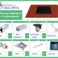 Intellisolaris Montagesystem Tile Roof Mounting System Vertikal aus Al6005-T5 & SUS304 für 2 Solar Panels