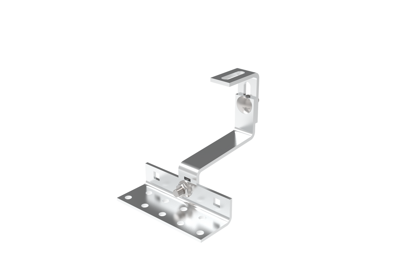 Photovoltaic solar mounting systems for tiled roofs, holder for 4 solar modules