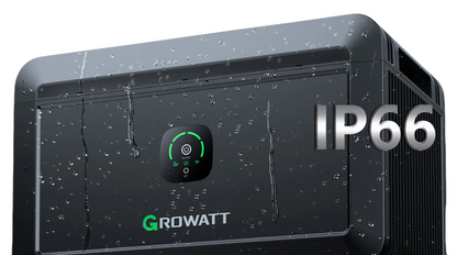 Growatt NOAH 2000 Solarspeicher 2048Wh LiFePO4 mit 1800W PV-Eingang, Smart App Control, IP66, für Balkonkraftwerke