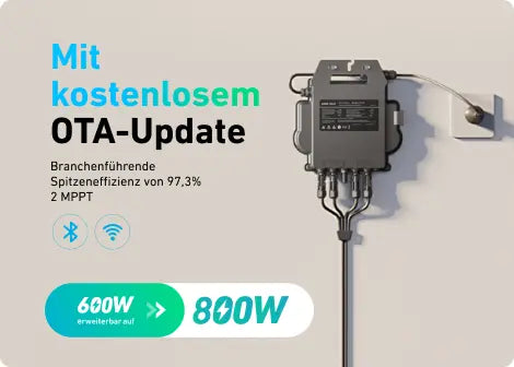Anker SOLIX MI80 800W Mikro-Wechselrichter  Integriertes WLAN- und Bluetooth Anker