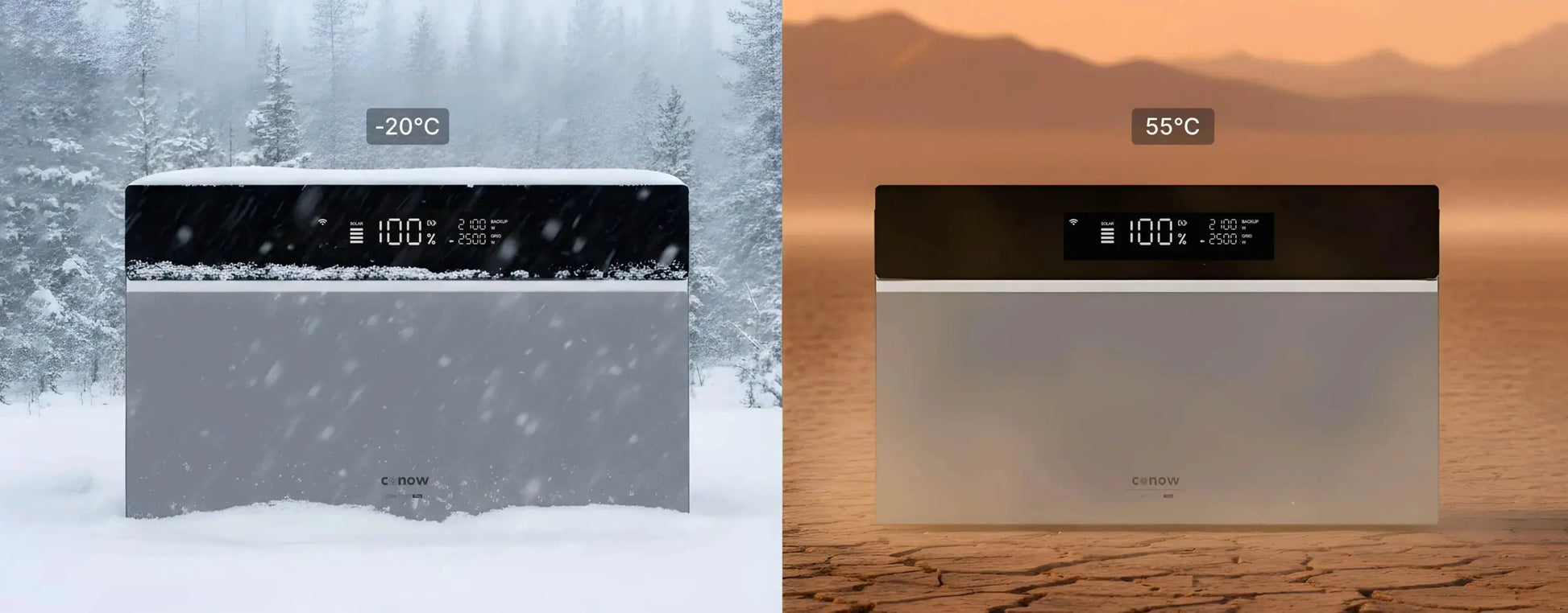 Conow CBE2000 Pro Powerstation mit 0/1/2/3/4 Conow CBE2000 Erweiterungsbatterien Conow