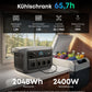 Anker SOLIX C2000 Gen2 PowerStation 2048 Wh 2400W bis zu 4000 Ladezyklen 0% MwSt für PV / 19% MwSt