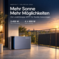 Indevolt SolidFlex 2000 Balkonkraftwerk Speicher, 1792 Wh, halbfester LiFePO₄-Akku, 2400 W PV-Eingang, 4 MPPT, 1000 W AC-Ausgang, IP65