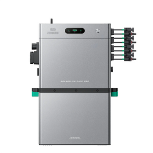 Zendure SolarFlow 2400 Pro Balkonkraftwerk – ohne/mit AB3000L Batterie, erweiterbar 2,88–16,8 kWh, bidirektionaler AC-Ausgang bis 2400 W, Plug und Play