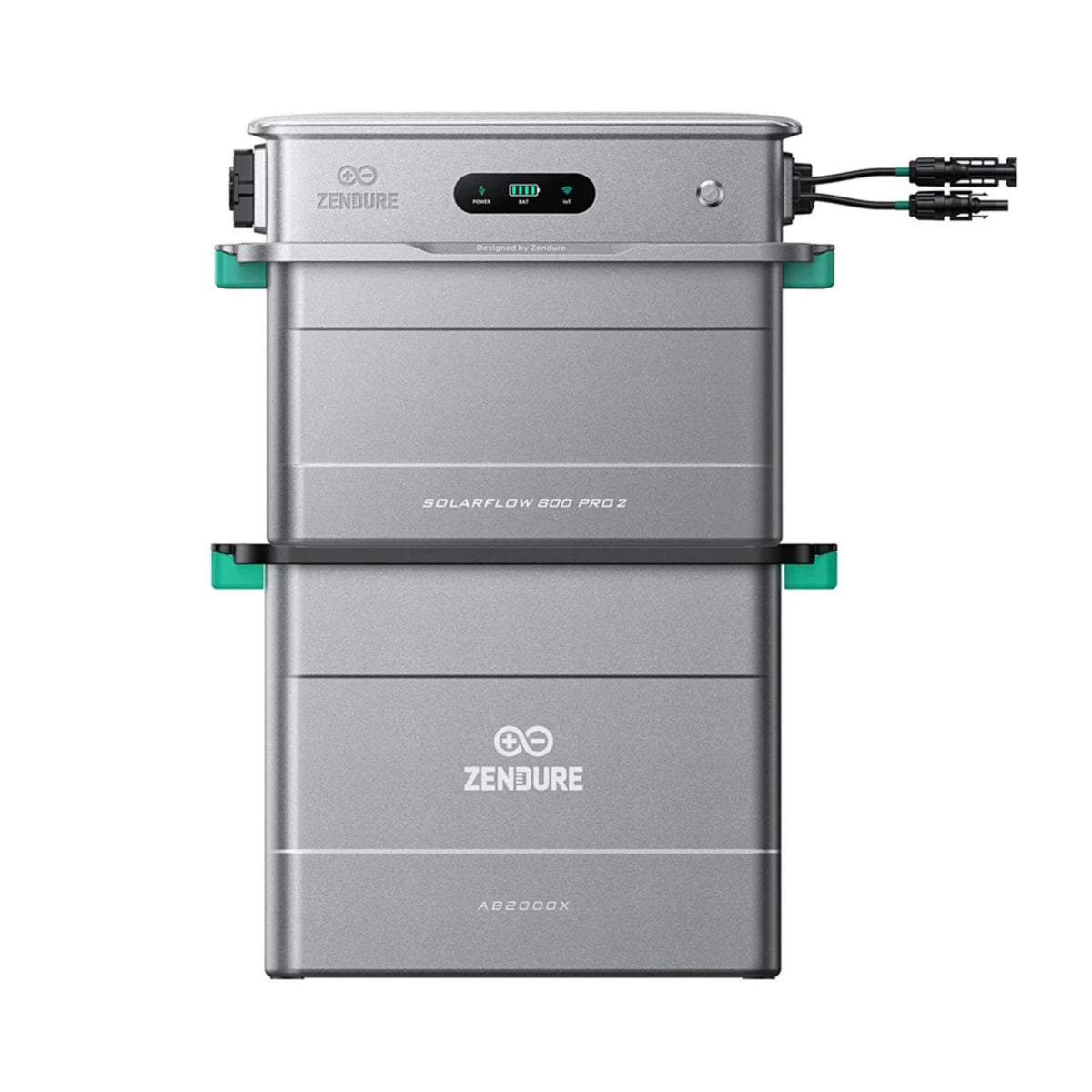 Zendure SolarFlow 800 Pro 2 mit AB2000X LiFePO₄ Batterie 1. 920 Wh für Balkonkraftwerk