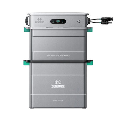 Zendure SolarFlow 800 Pro 2 mit AB2000X LiFePO₄ Batterie 1. 920 Wh für Balkonkraftwerk