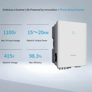 Sungrow SG15.0RT-V115 – 15 kW Dreiphasiger Stringwechselrichter mit WiNet, Hoher Wirkungsgrad & IP65 Schutz